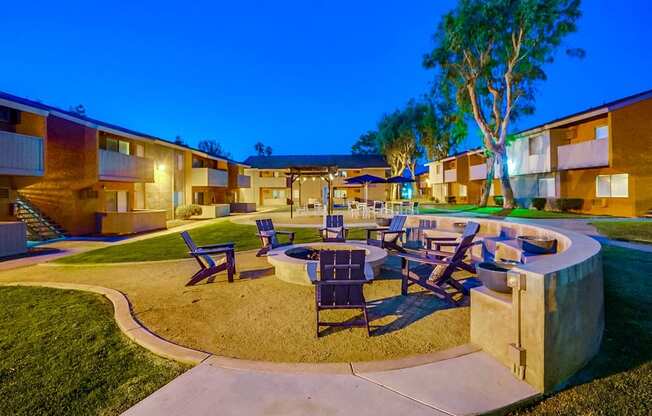 Unique Courtyard Design at Pacific Trails Luxury Apartment Homes, California
