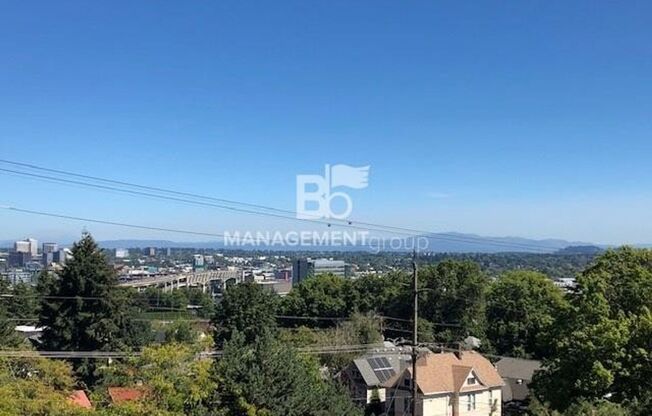 Sweeping Views of City & Mountain! Updated SW PDX Condo. Ton of Light & Upgrades! Parking & Most Utilities Included!