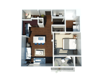 1 bed, 1 bath, 750 sqft, $2,425