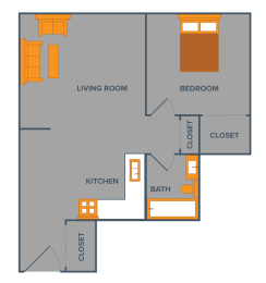 1 bed, 1 bath, 650 sqft, $1,085