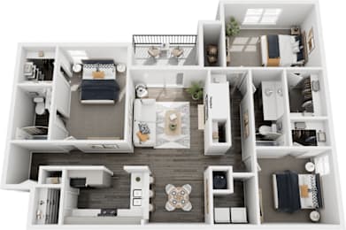 3 beds, 2 baths, 1,212 sqft, $1,596