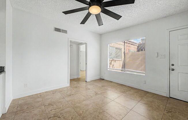 One Bedroom, One Bathroom with Fireplace