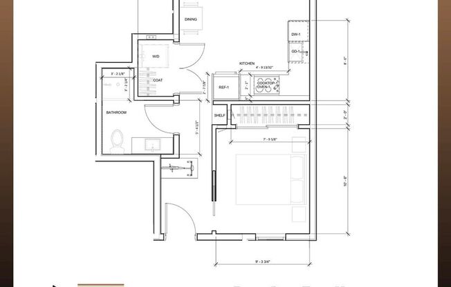 1 bed, 1 bath, 580 sqft, $1,495, Unit 305