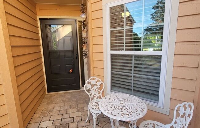 Fully furnished waterfront 55+ rental with beautiful updates, great amenities, and all utilities included—just bring your suitcase!