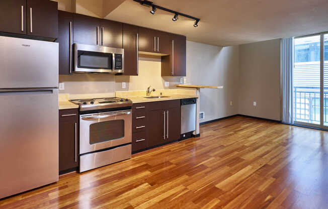 Kitchen with Stainless Steel Appliances