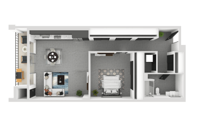 1 bed, 1 bath, 968 sqft, $2,095