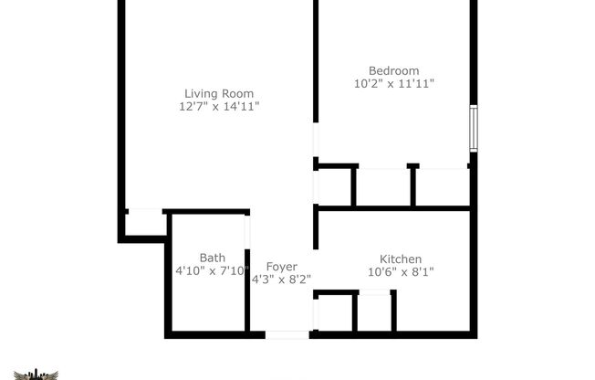 1 bed, 1 bath, 515 sqft, $750, Unit 3534-H