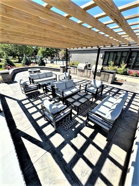 Grilling And Fire Pit Area