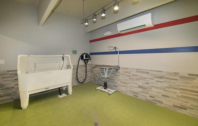Pet spa at The Mark, pet friendly apartments