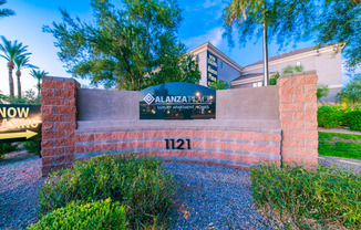 Monument Sign number at Alanza Place, Phoenix