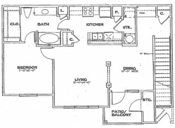 1 bed, 1 bath, 789 sqft, $1,535