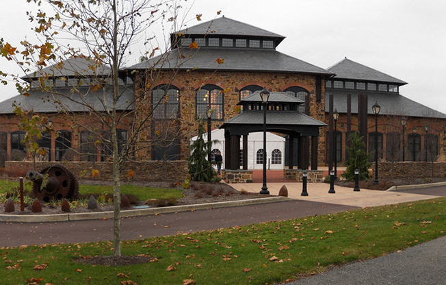 Exterior view of the Phoenixville Foundry event and wedding venue