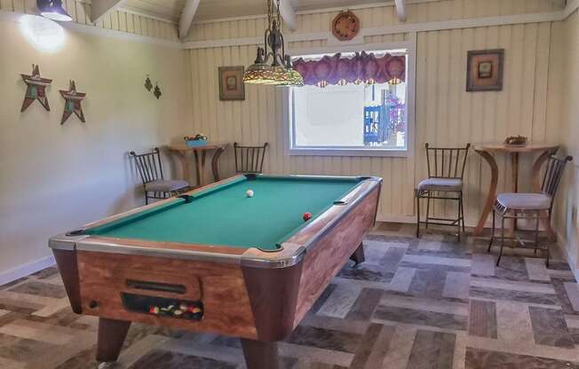 Clearwater Square Apartments Clubhouse Pool Table