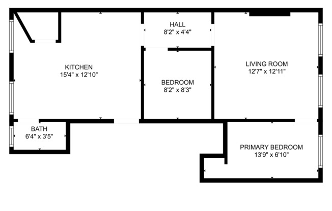 2 beds, 1 bath, $2,250, Unit 494 Broadway - 2R