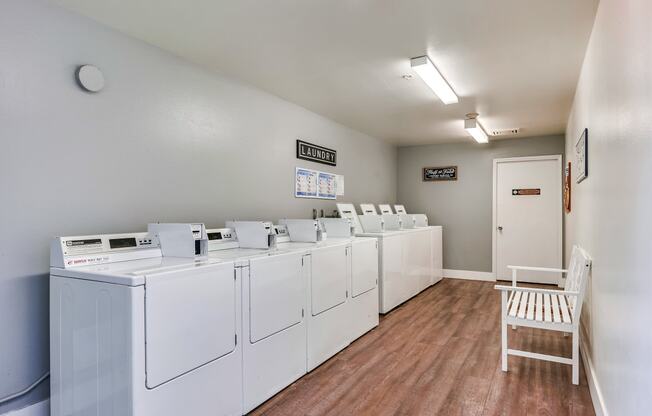 our apartments have a laundry room with washer and dryer