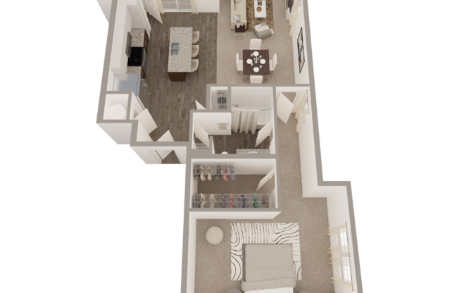 1 bed, 1 bath, 1,009 sqft, $1,799, Unit 901BR212