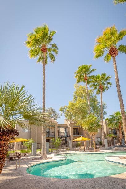 Hot Tub And Swimming Pool at Rio Seco Apartments, Tucson, Arizona