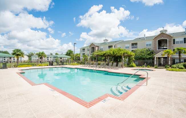 Swimming Pool at Verandas at Taylor Oaks Apartments in Montgomery, AL
