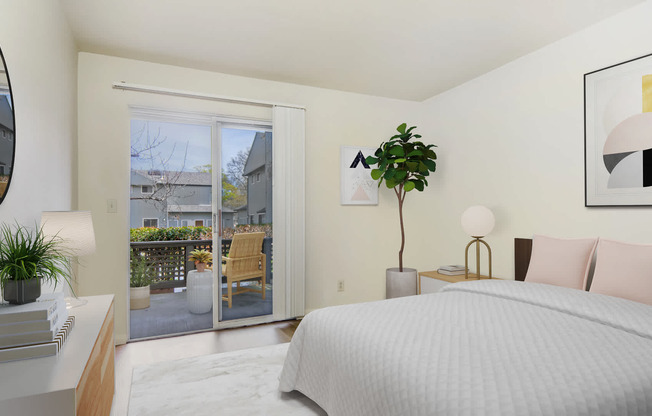 Bedroom with Balcony