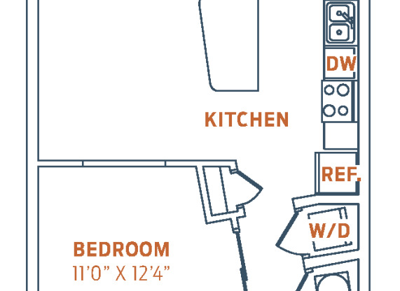 1 bed, 1 bath, 817 sqft, $1,698