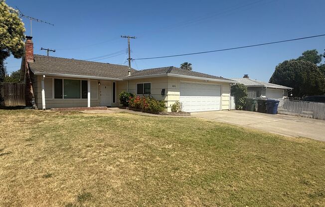 3 bed 1 bath home available now