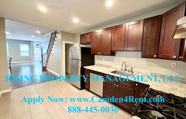 Renovated 3 Bedroom 1.5 Bathroom home in the heart of Downtown Camden