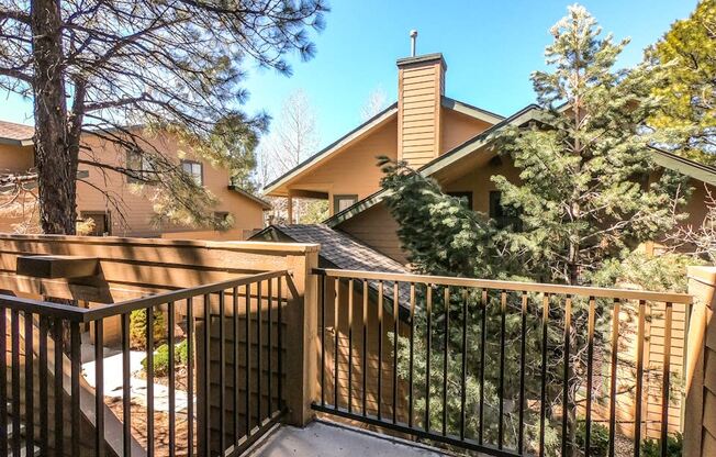 Patio at University West Apartments in Flagstaff AZ 2021