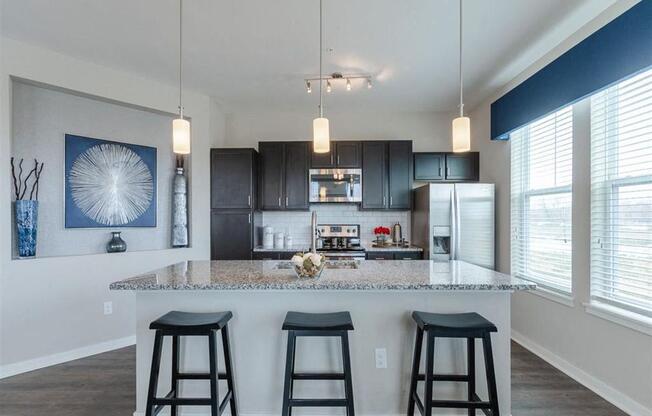 Island Kitchen at Watermark on Twenty Mile, Parker