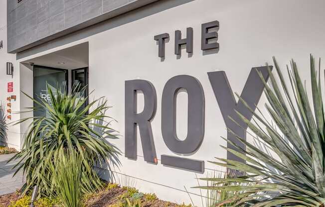 The Roy Exterior Front Sign
