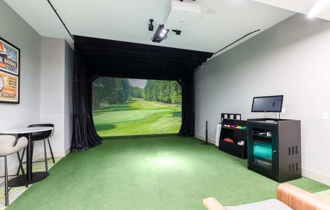 Golf Simulator at Station Bay, South Amboy