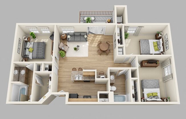 3 beds, 2 baths, 1,150 sqft, $1,826