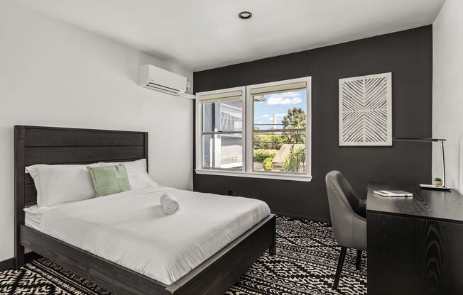 A 4 bedroom, 3 bathroom apartment with a dining room & a fully functional kitchen at 10799 Ohio Ave.