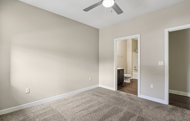 One Bedroom with En Suite Bathroom and Walk In Closet