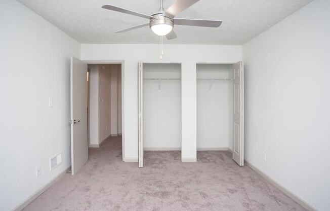 Bedroom with wooden flooring at Gardens at Camp Creek, Atlanta, GA,30349