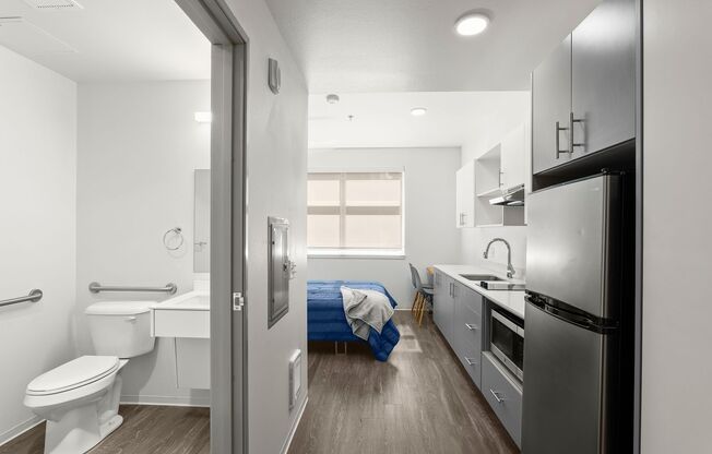 Studio, 1 bath, 252 sqft, $1,125