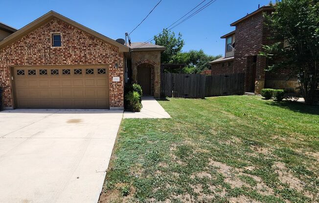 3 Weeks Free Rent 3/2/2  Off HWY 46/ No Carpet / Interior Washer & Dryer Connections / Pergola / Fenced in Backyard / CISD