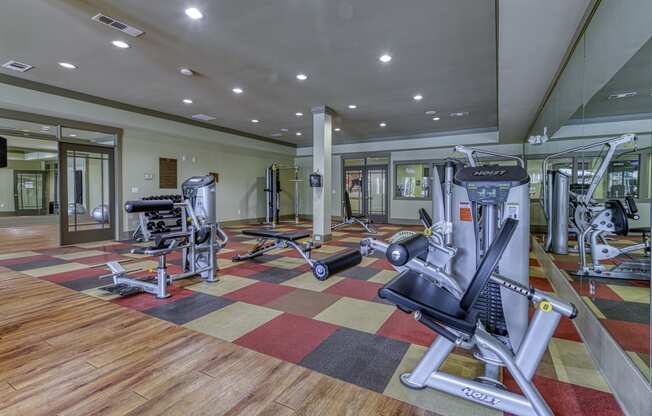 24-Hour Fitness Center at 4700 Colonnade Apartments in Birmingham, AL