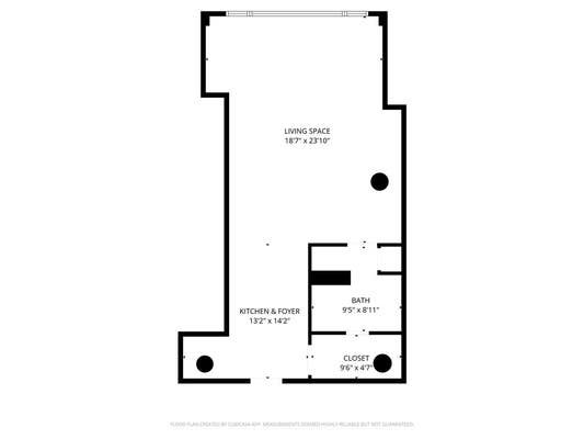 Studio, 1 bath, 700 sqft, $2,200