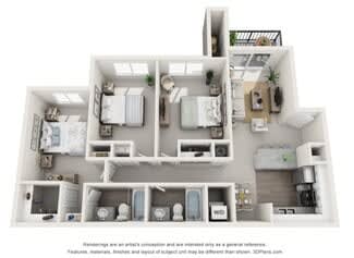 3 beds, 2 baths, 1,200 sqft, $1,984