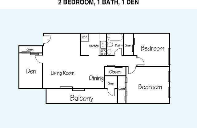 2 beds, 1 bath, 929 sqft, $1,937