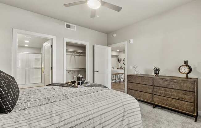 Bedroom at V on Broadway Apartments in Tempe AZ November 2020 (4)