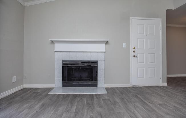 a stove top oven sitting inside of a building