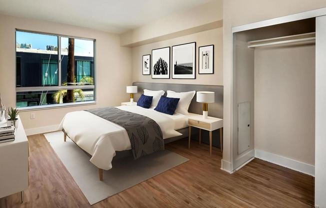 Venice on Rose Apartments Bedrooms Expansive Bedrooms with Spacious Closets