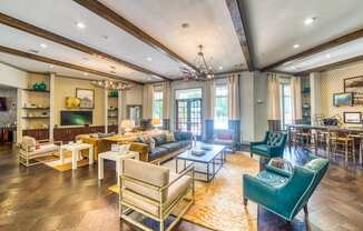 The Oaks at Johns Creek - Resident clubhouse social area