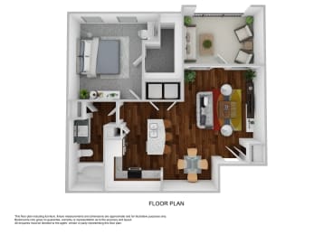1 bed, 1 bath, 688 sqft, $1,276