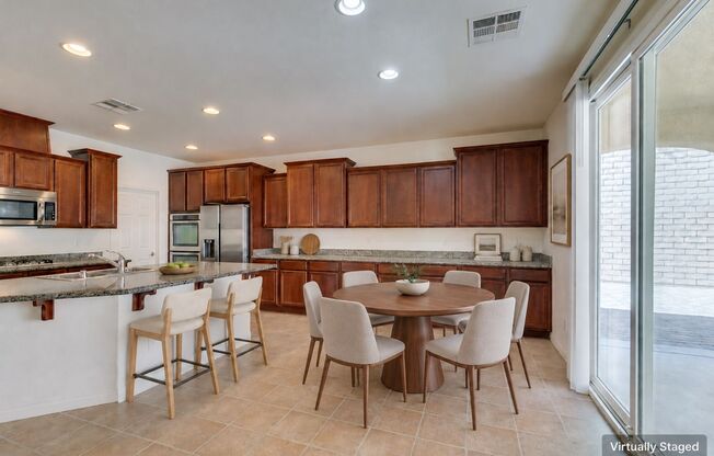 Gated Summerlin West Home with 5 Bedrooms, Den, Loft & Primary Suite Downstairs