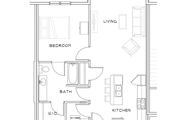 1 bed, 1 bath, 831 sqft, $1,220, Unit 326