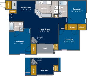 3 beds, 2 baths, 1,439 sqft, $2,186