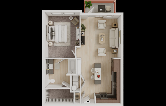 1 bed, 1 bath, 810 sqft, $1,830