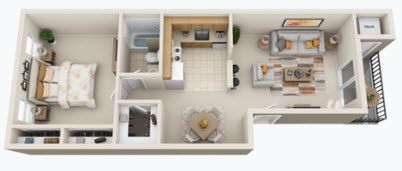 1 bed, 1 bath, 675 sqft, $1,655
